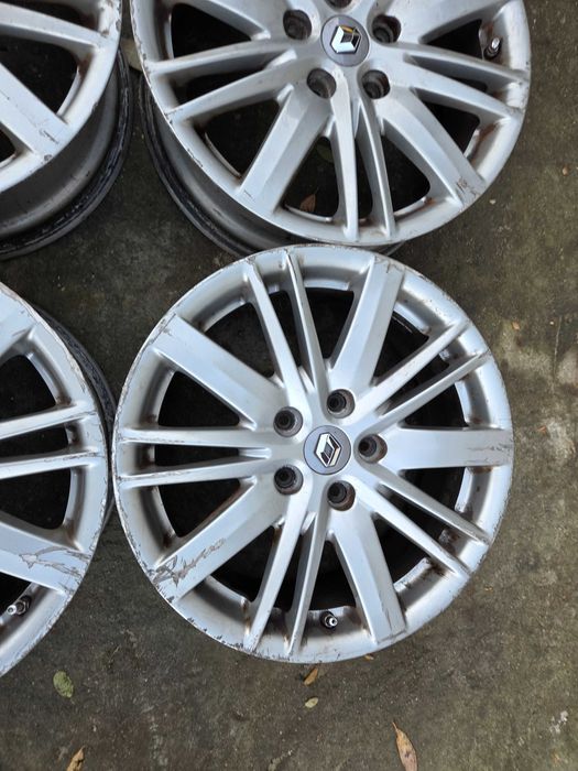 renault dacia nissan komplet felg alufelgi 7jx17 et49