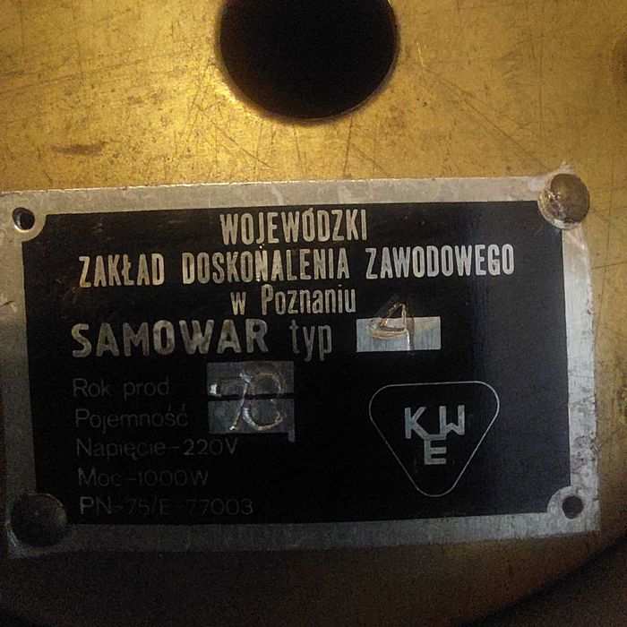 Stary samowar 70 te lata