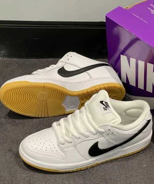 Nike SB Dunk Low Pro White Gum 37.5