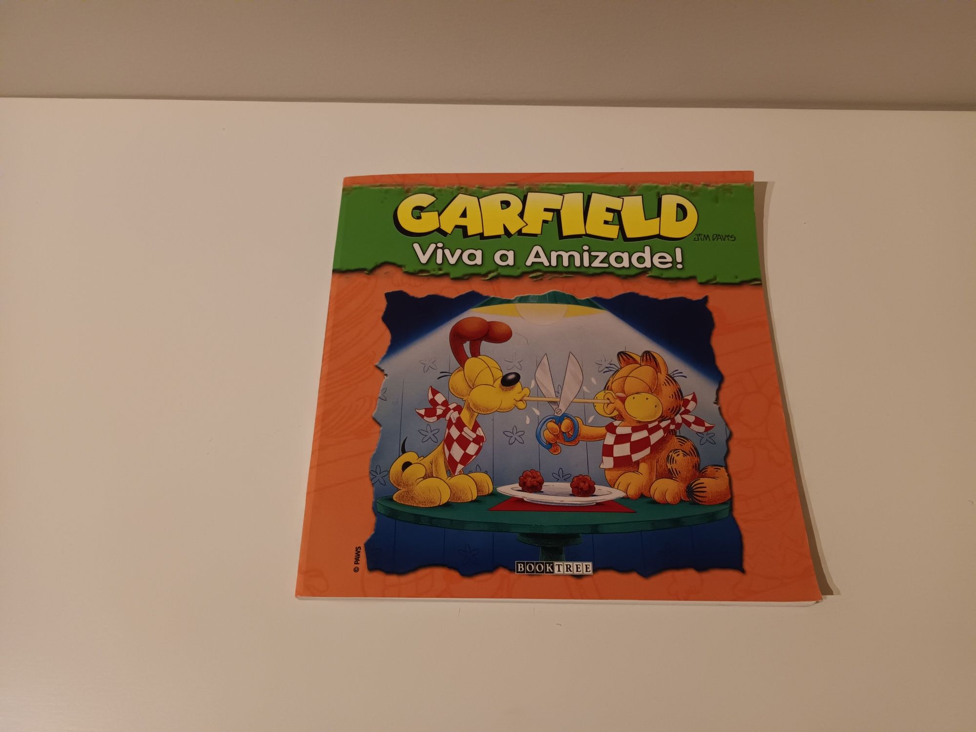Livro de banda desenhada Garfield Viva a Amizade