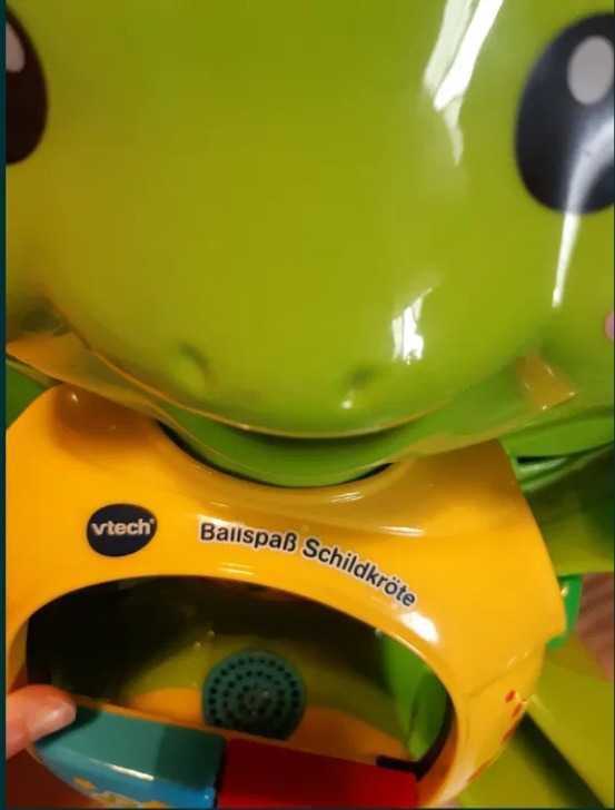 Żółw vtech, zabawka interaktywna, uczy po niemiecku