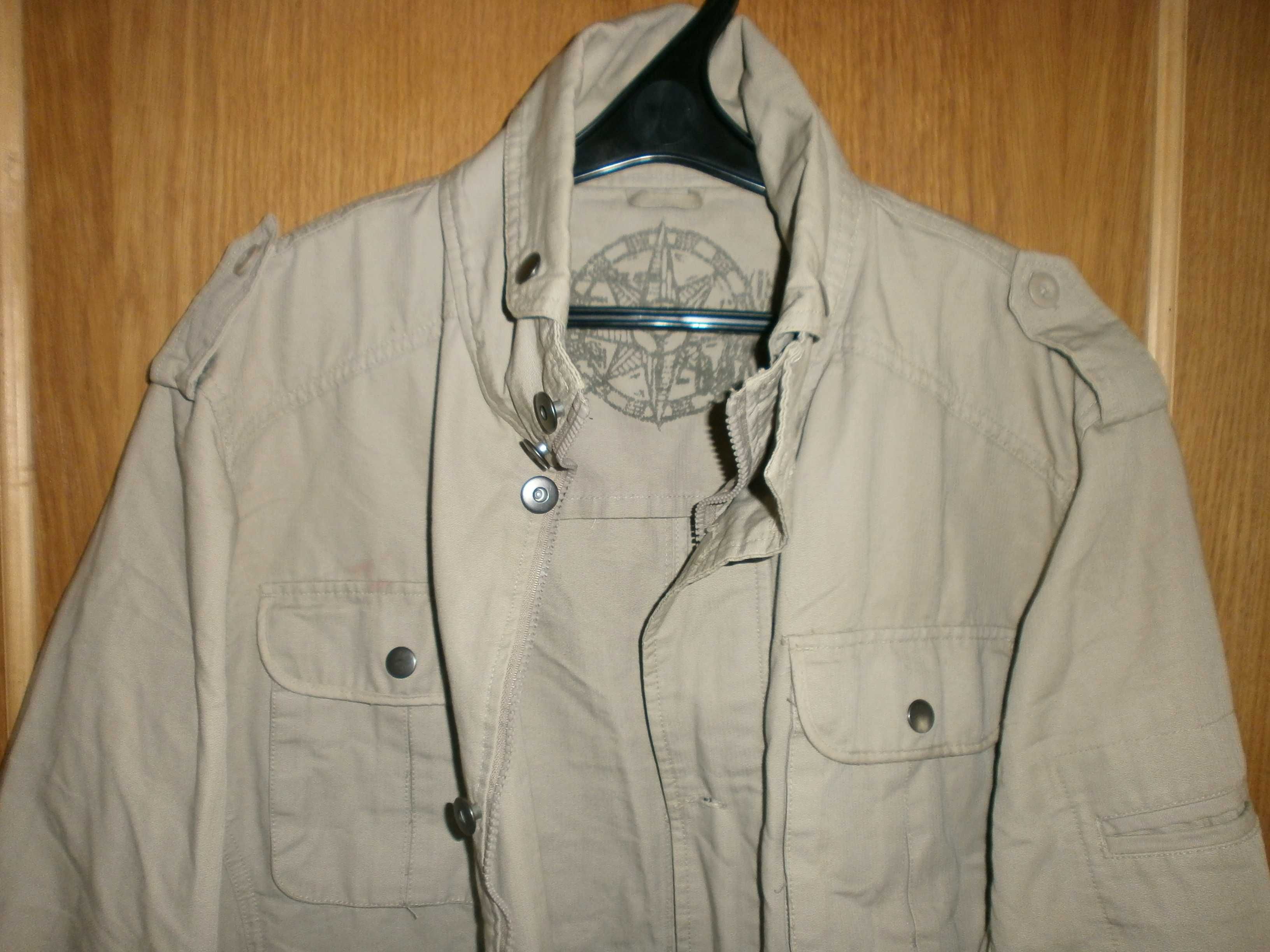 Куртка ветровка бомбер Gorilla, серая, разм. L, наш 52. ПОГ-59 см