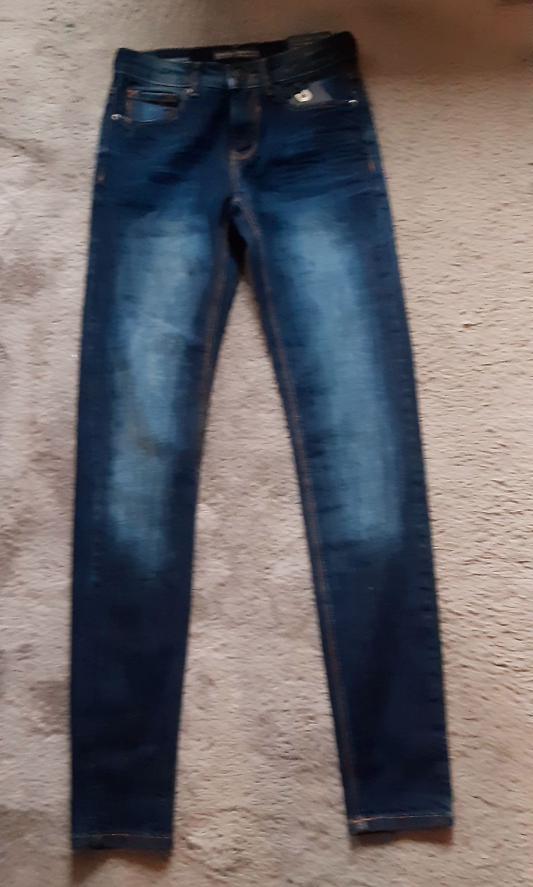 Jeansy skinny BERSHKA roz.34