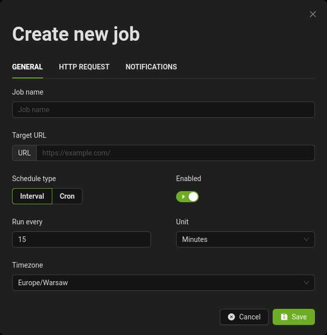 cronbe.com - Uptime website monitor | CRON jobs