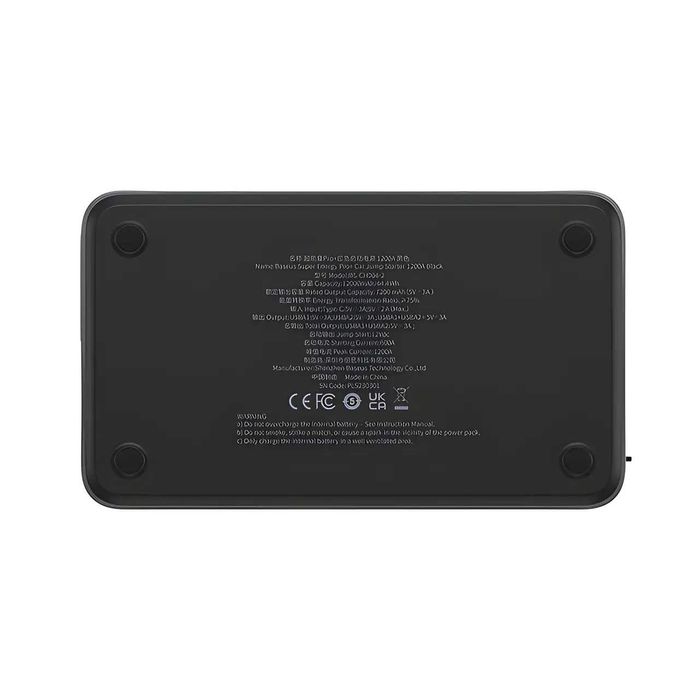 Пуско-зарядное устройство Baseus Super Energy Pro+ 12000mAh 1200A