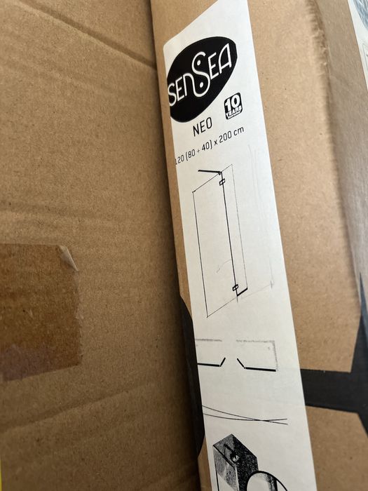 Frontal Duche 140x2 Altura vidro 8mm Italbox