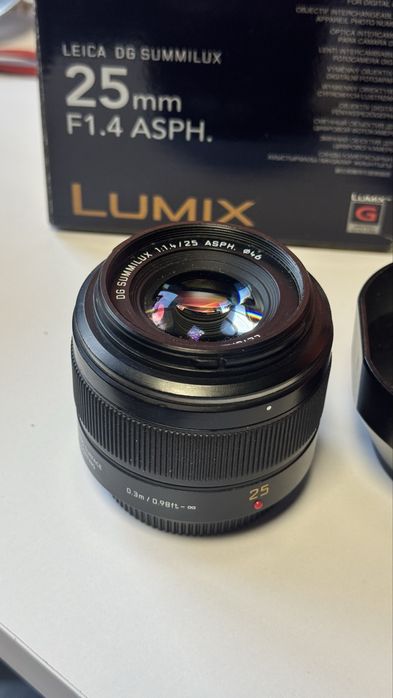 Обʼєктив Panasonic 25mm f/1.4