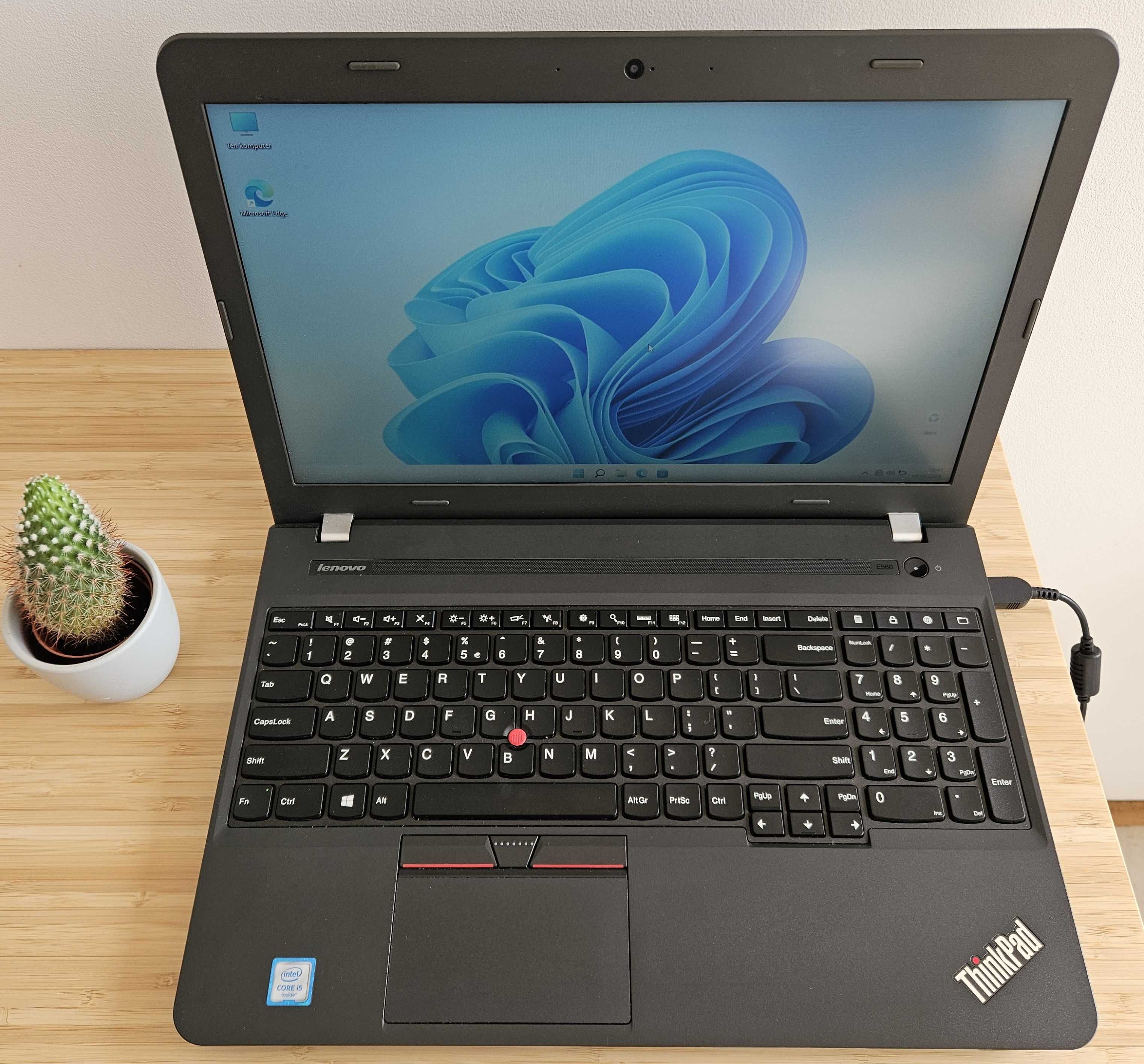 Lenovo ThinkPad E560 i5 6200U 16GB NOWY SSD Windows 10 do pracy/nauki