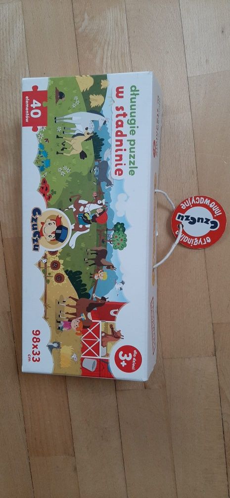 Dłuuugie puzzle w stadninie CzuCzu