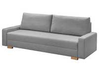 GRÄLVIKEN Rozkładana sofa 3-osobowa, szary