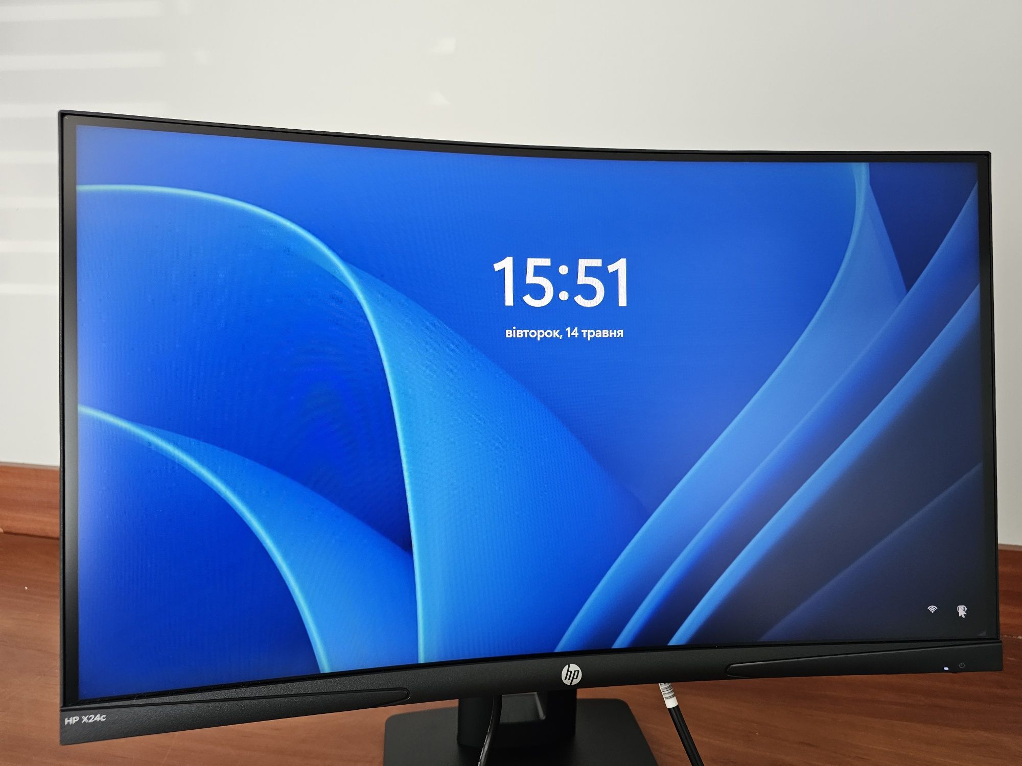 Ігровий Монітор HP X24c, 23.6", 144Hz, Матриця вигнута VA