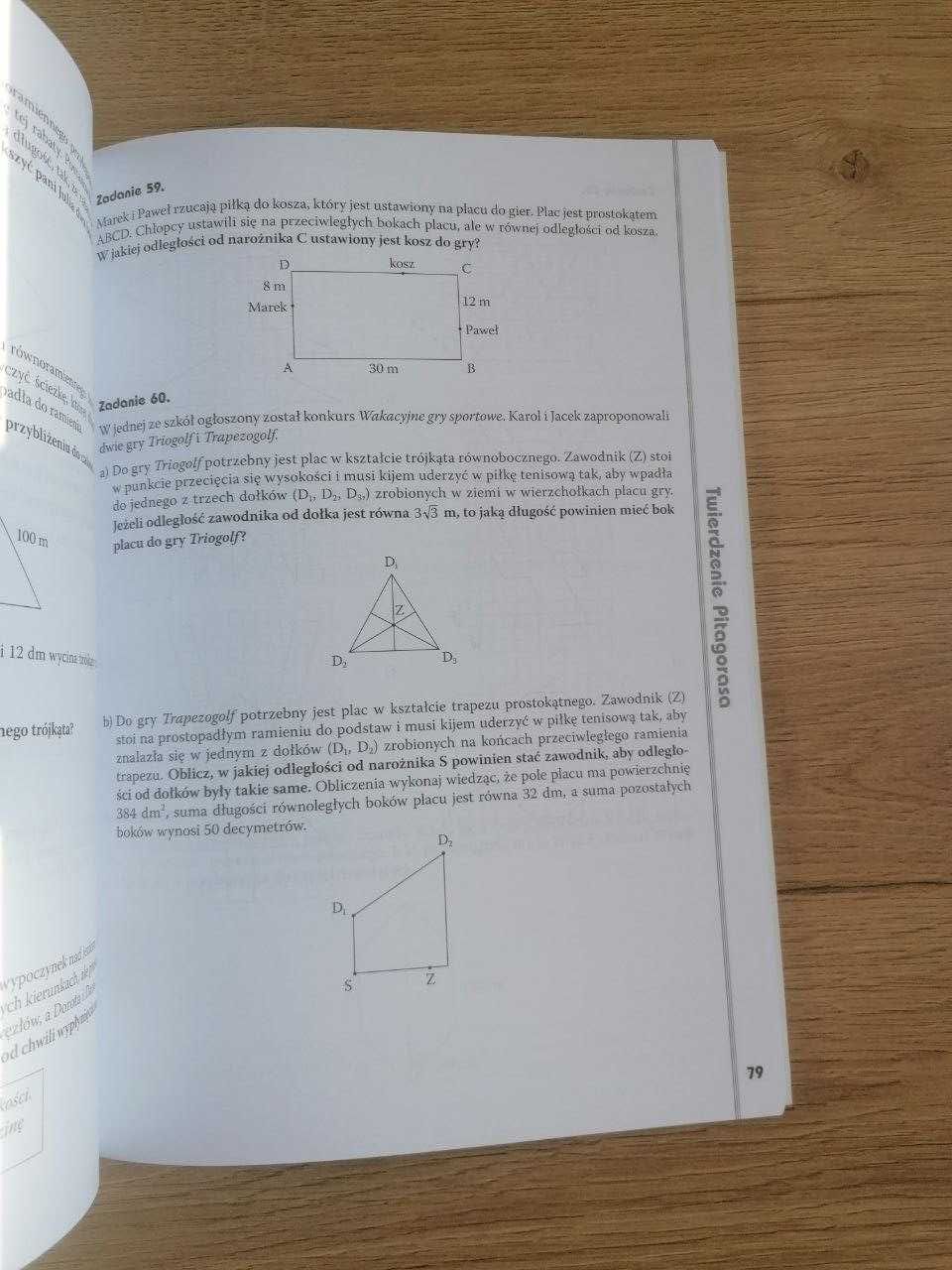 Zbiór zadań/zeszyt ćwiczeń z matematyki dla klas 7 i 8