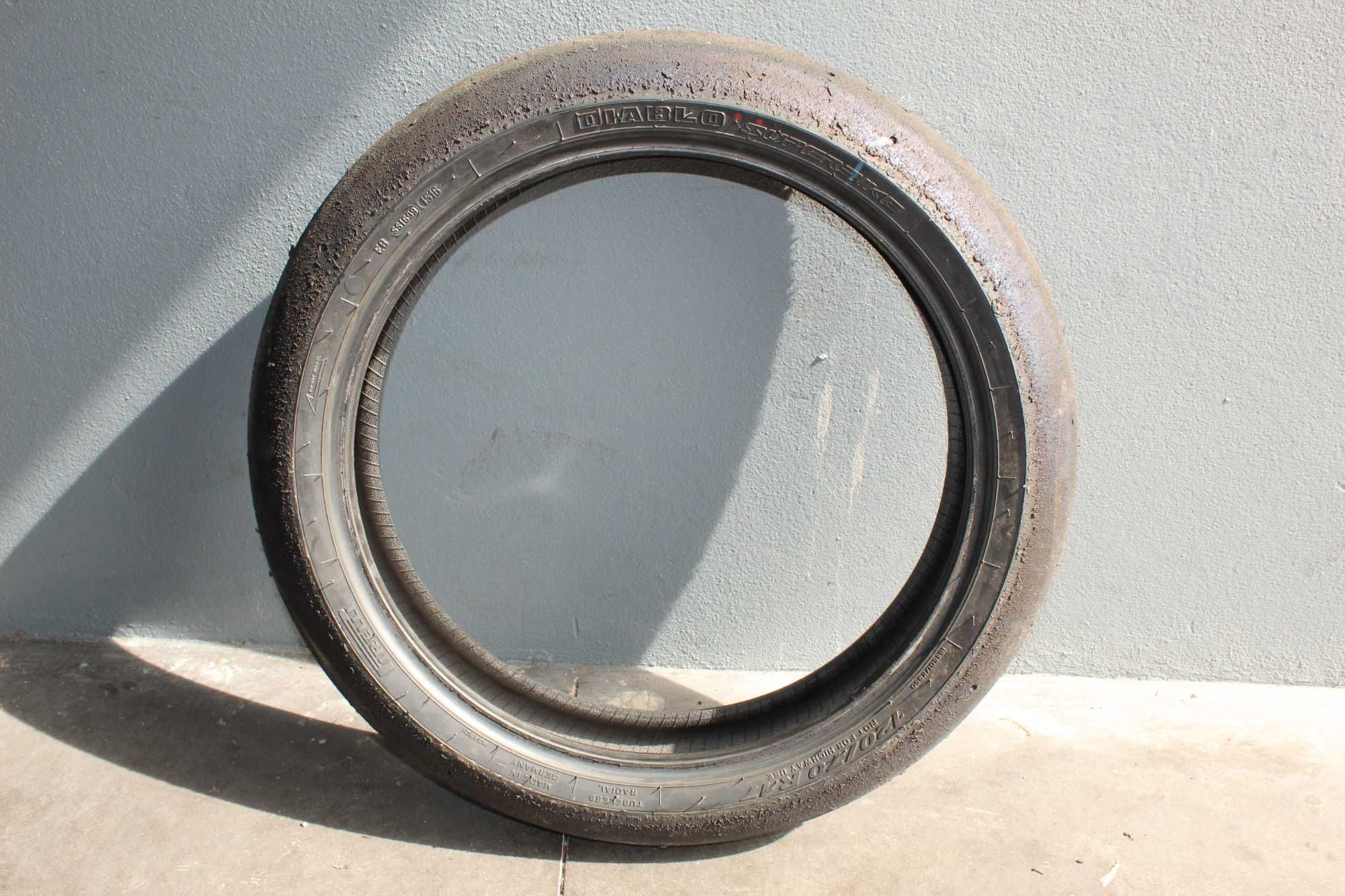 Pneu Usado Pirelli Superbike 120/70R17