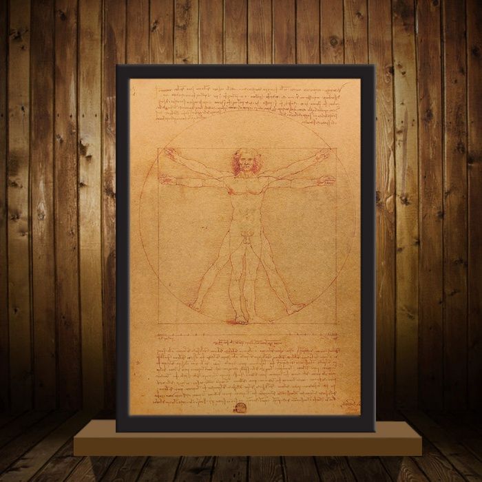 Poster Homem Vitruviano - Leonardo Da Vinci