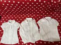 Білі сорочки для дівчинки 122-128 см
