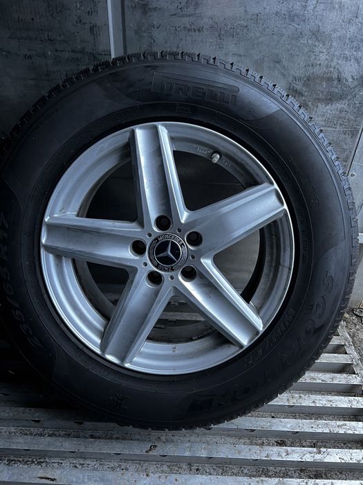 Alufelgi R17 5x112 Mercedes GLC GLB ML GLK Opony Zimowe 235/65/17