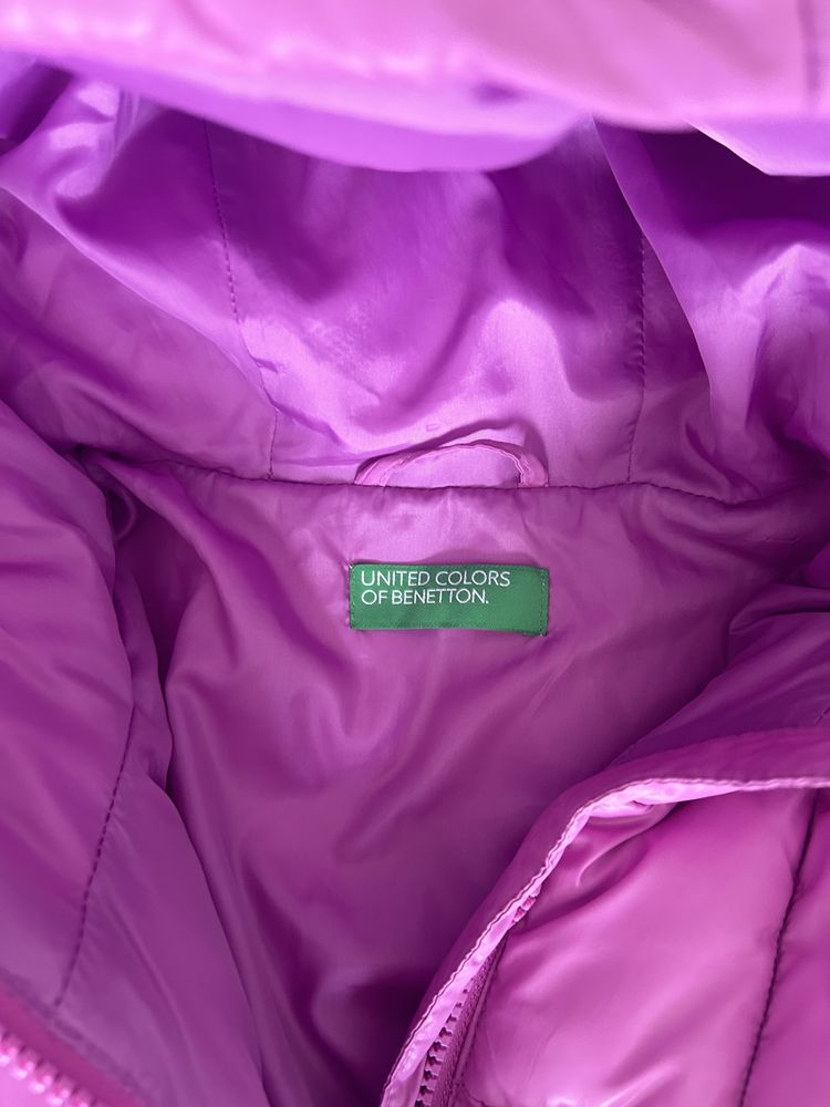 Пуховик на дівчинку Benetton