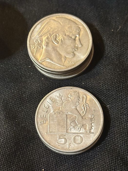 Srebrna Moneta 50 Franków Belgijskich (1946 - 1954) - w cenie kruszcu