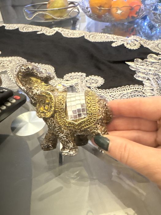 Słonik nowy srebno /złoty!