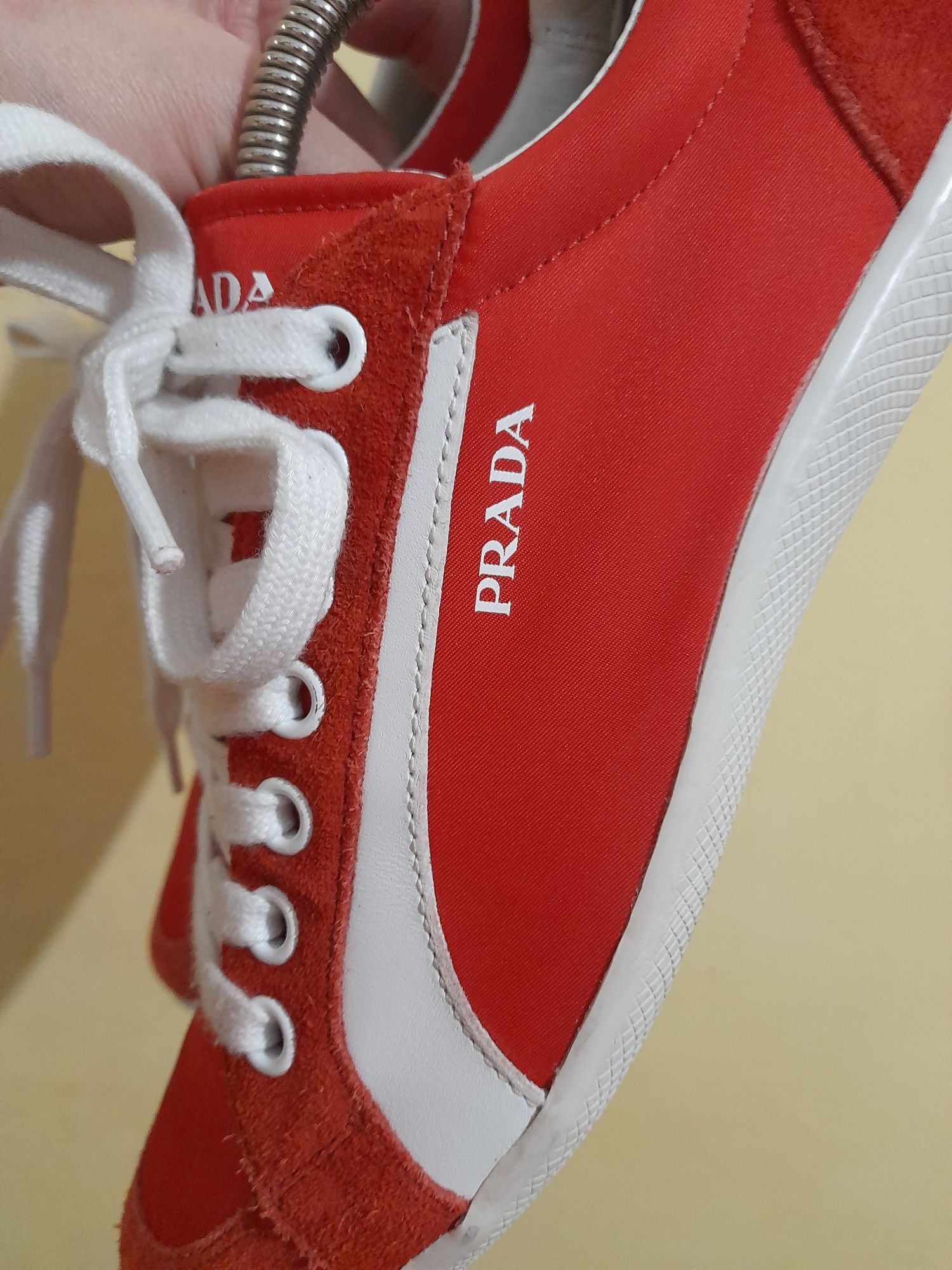 Prada Sport Red чоловічі кросівки оригінал