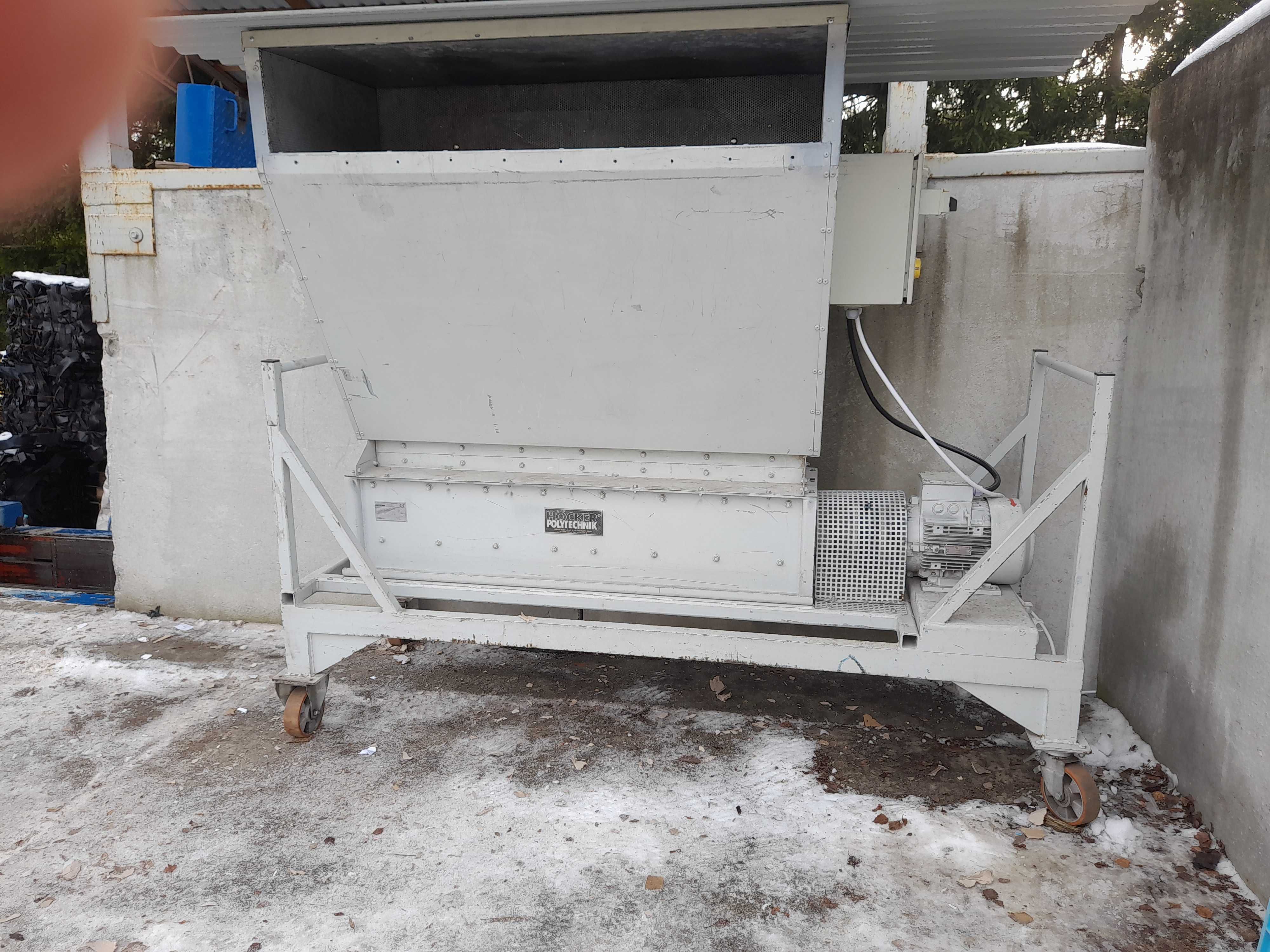 Rozdrabniacz shredder makulatura papier srtyropian HOCKER POLYTECHNIK