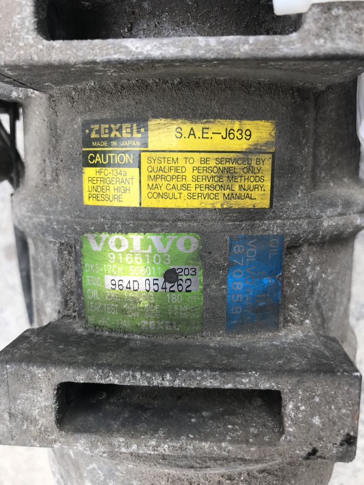 Kompresor Klimatyzacji Sprężarka Klimy Volvo S80 2.4 Benzyna rok 2002