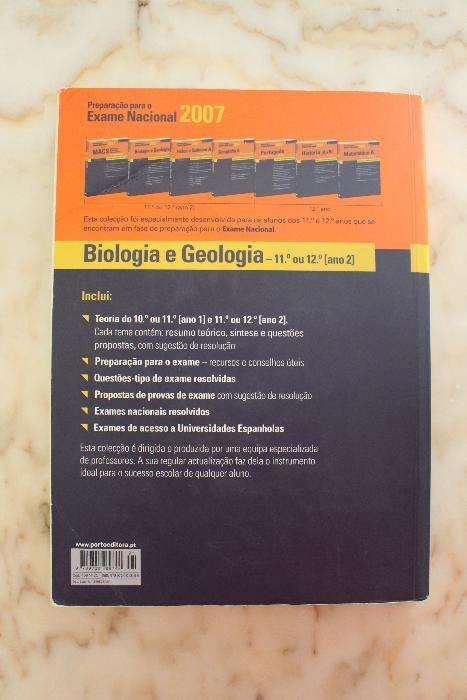 Preparação para o Exame Nacional Biologia e Geologia 11º ou 12º