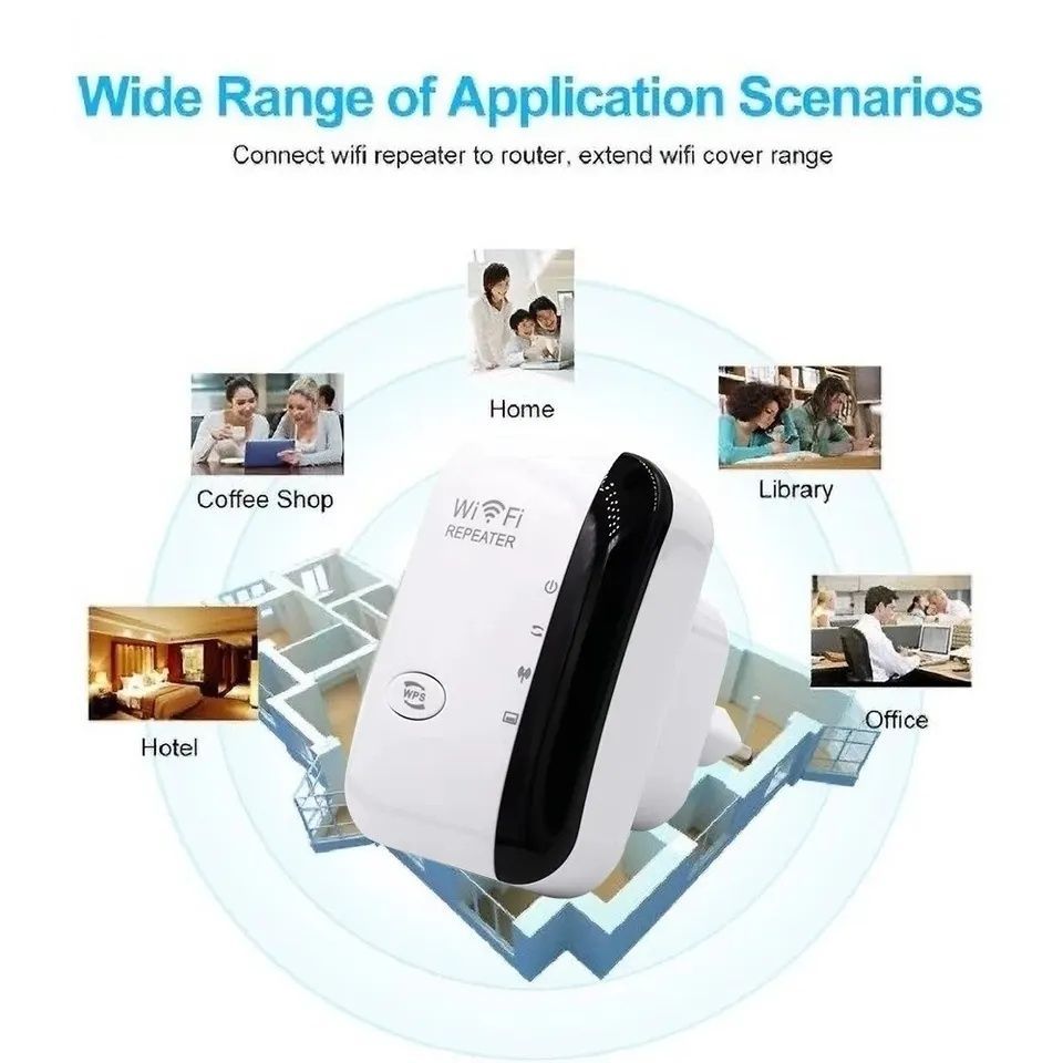 Репітер, підсилювач сигналу WPS Wi-Fi