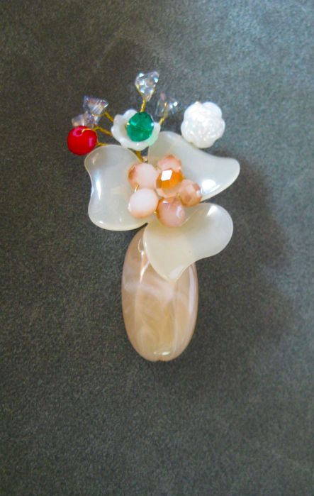 Alfinete / Broche / Pregadeira Flor NOVO