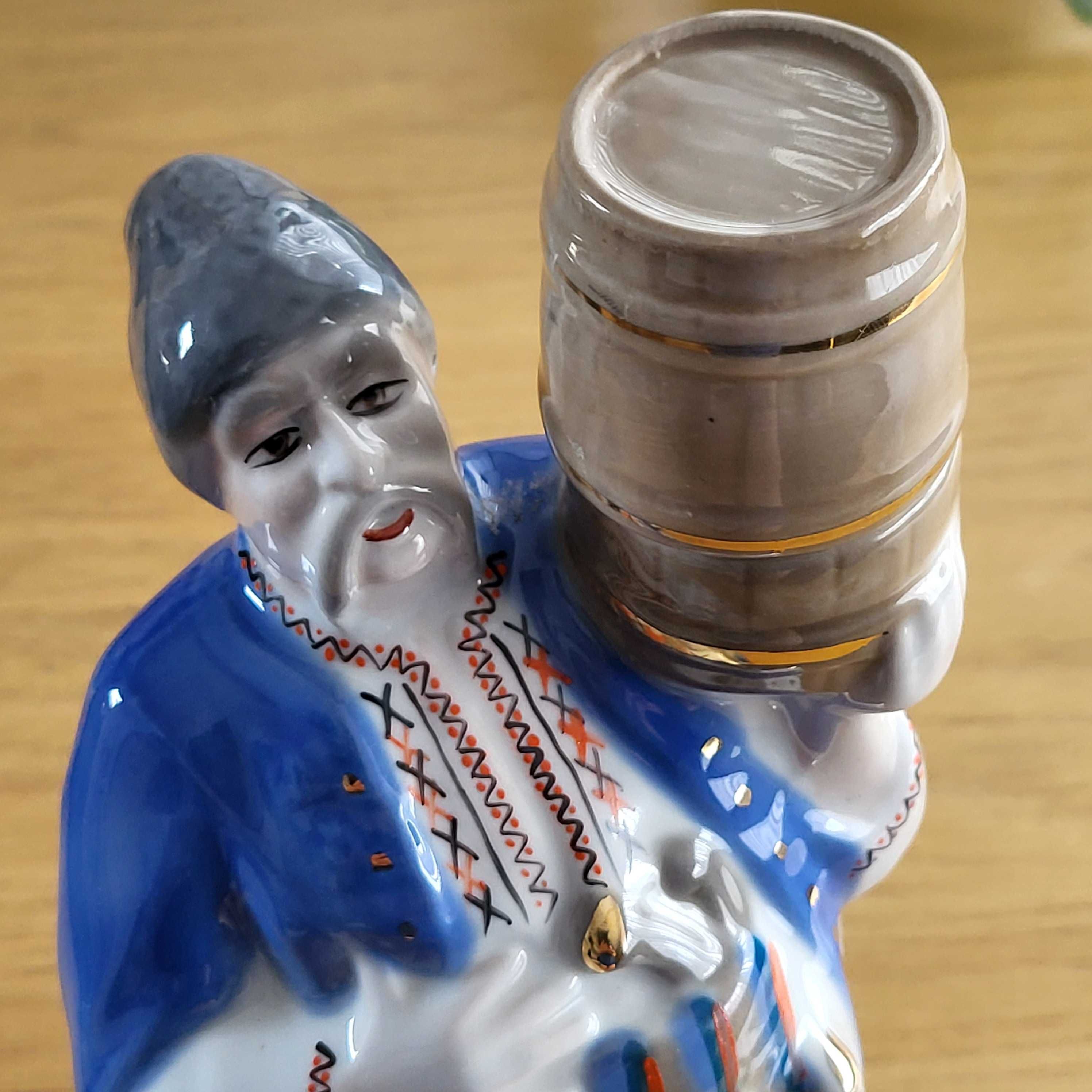 Ceramika Połonne kozak z beczką karafka kompletna