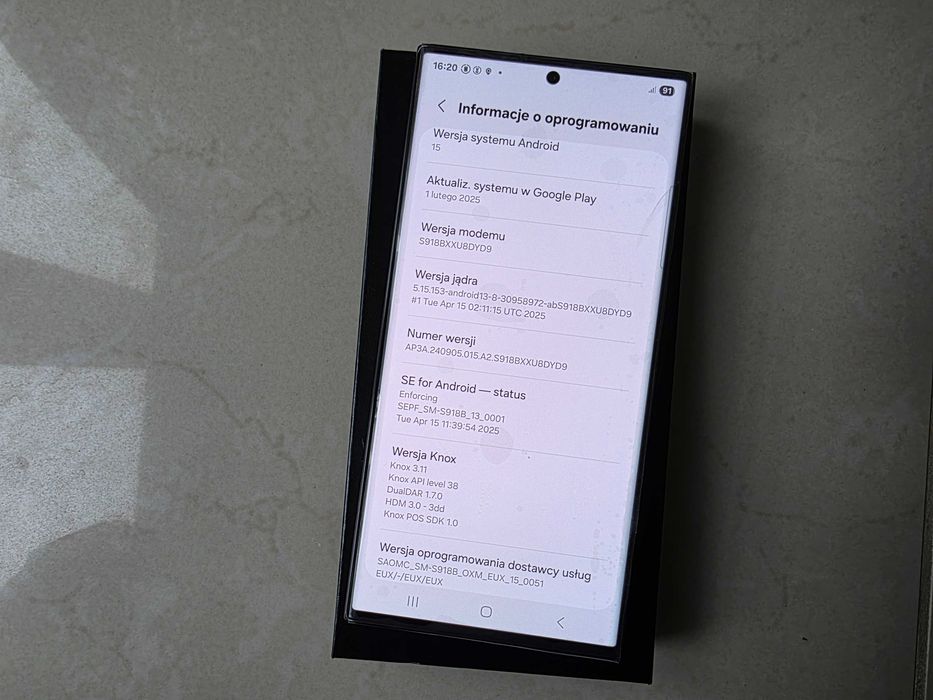 Samsung Galaxy S23 Ultra 8/256GB BEZ BLOKAD, kupiony za gotowke