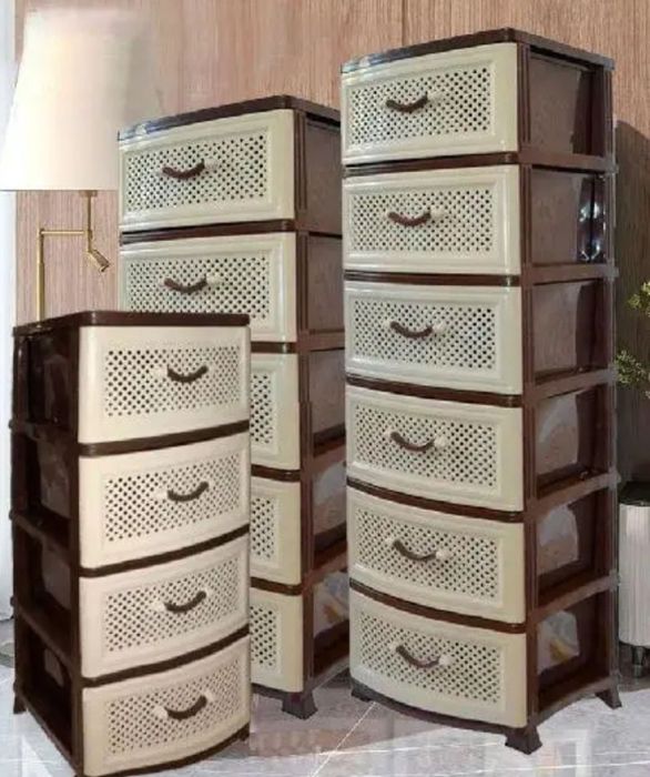 Пластиковый кoмод, шкaфчик тумбa на 4 яруса и более