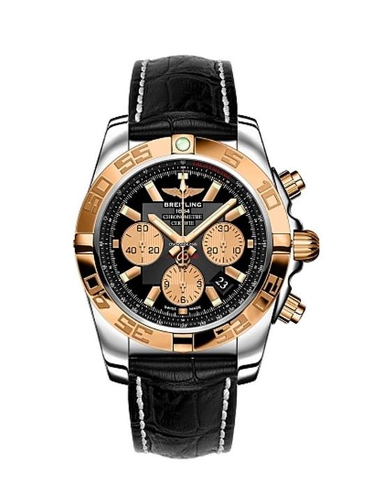 Breitling  chronomat 44 stal & zloto