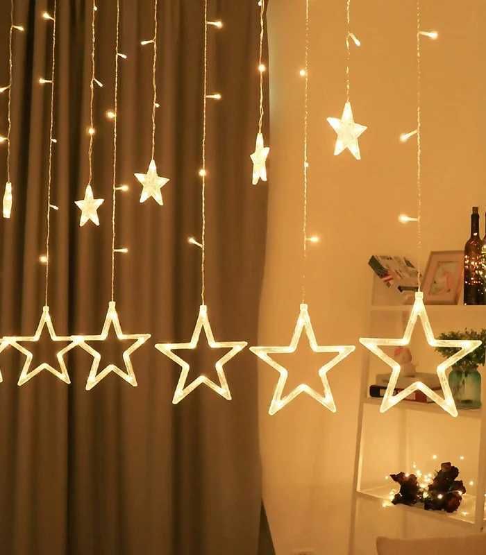 GIRLANDA Świąteczna WISZĄCY łańcuch LED dekoracja ŚWIĄTECZNA Lampki