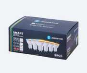 6szt AIGOSTAR SMART Żarówka Bluetooth Mesh GU10 6,5W Color