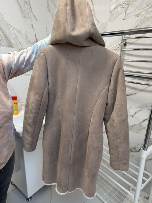 Зимова дублянка зі штучним хутром