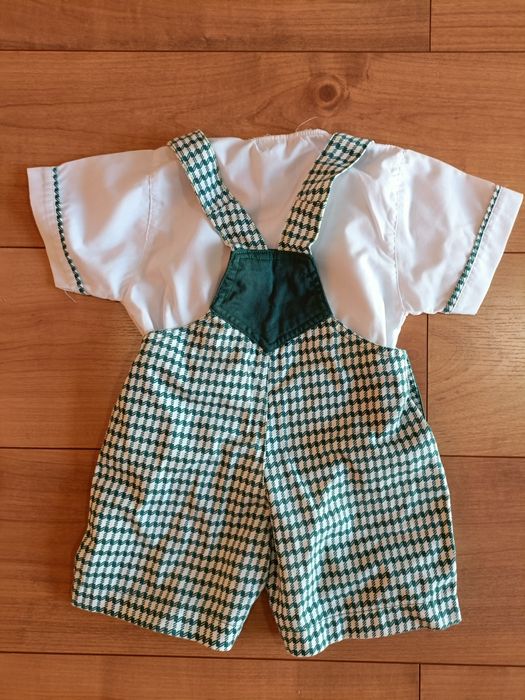 Conjunto fresco Camisa + Jardineiras bebé - 9 meses (74cm)