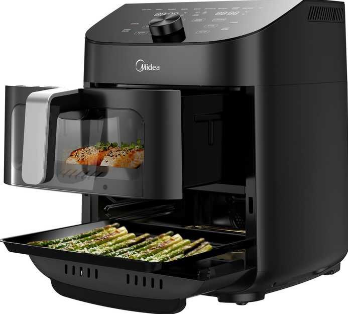 Мультипіч аерогриль.  Midea MF-CY110A двозонна