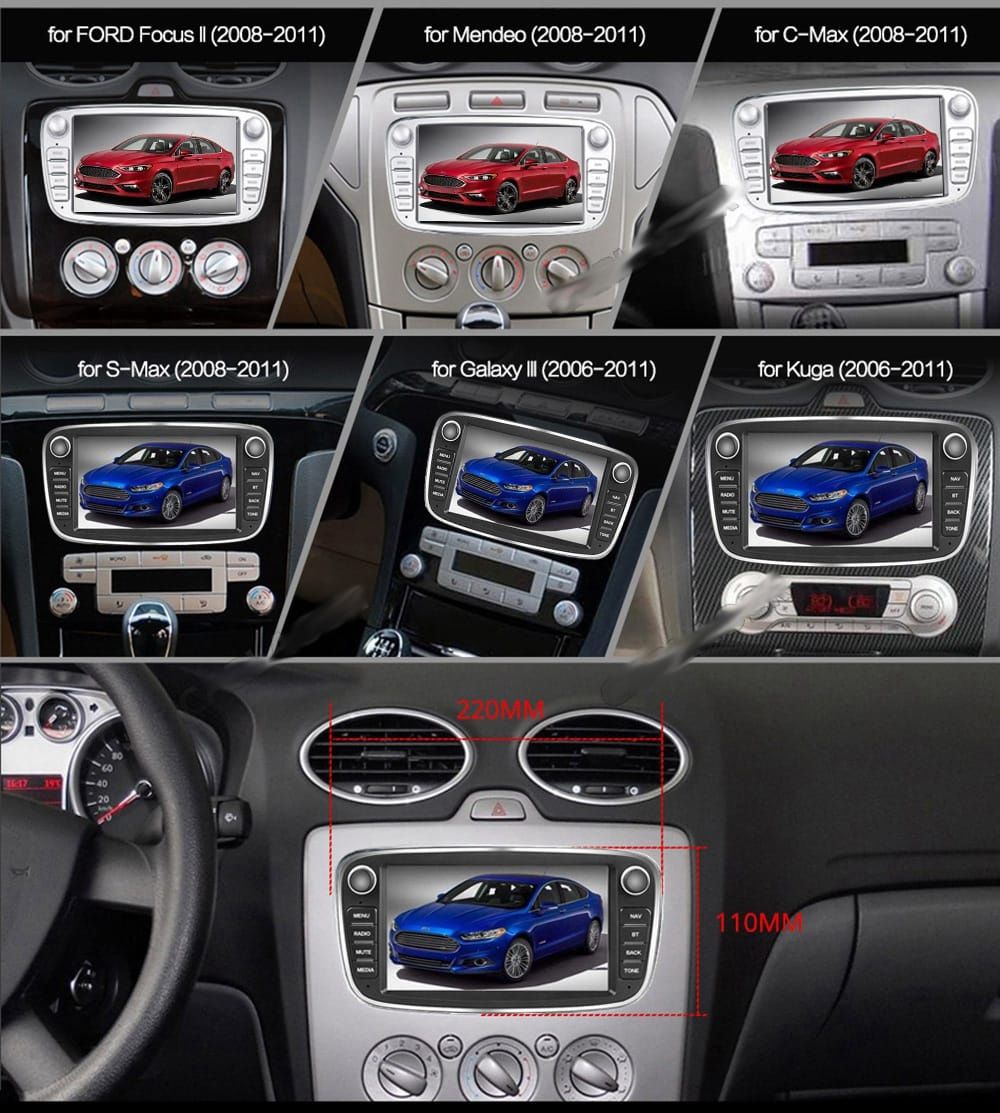 Radio nawigacja Ford Focus Mk2 Mondeo/S-MAX/C-MAX/Galaxy