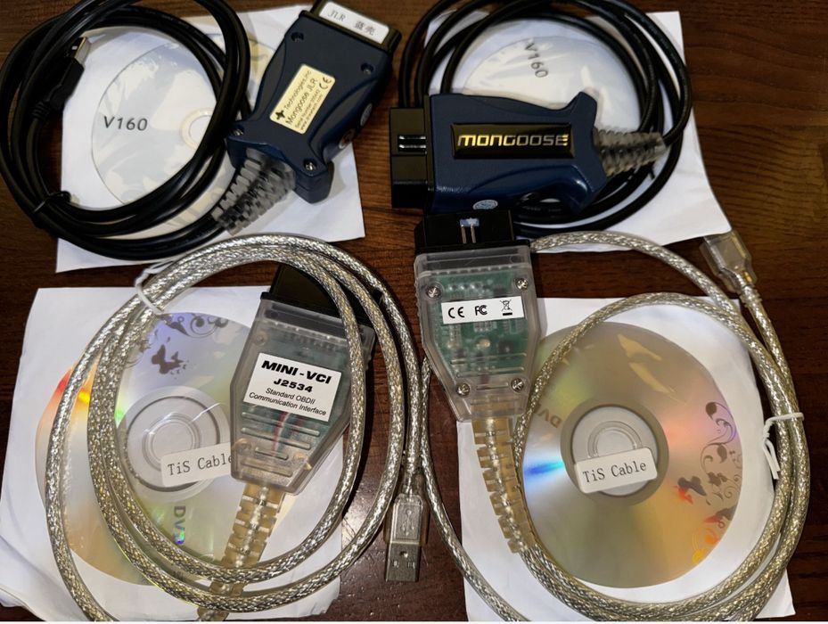 Mongoose JLR SDD v160 Land Rover, Jaguar, Toyota, Volvo Mini VCI J2534