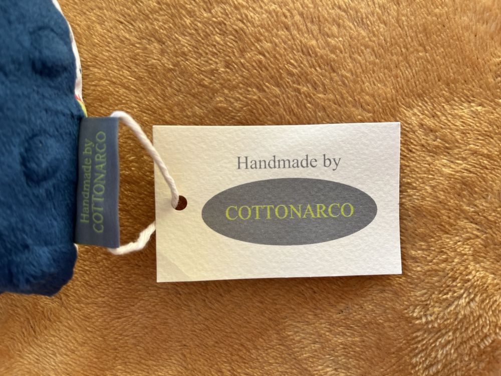 Nowa poduszka ręcznie robiona handmade by cottonarco dla niemowlaka