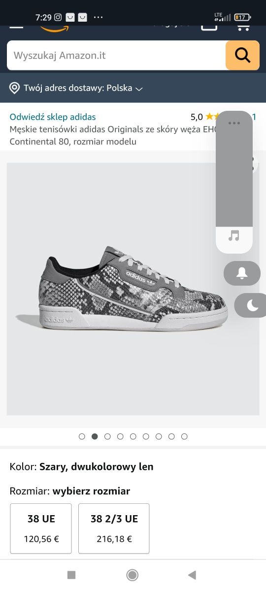 Adidas Continental 37 1/3
