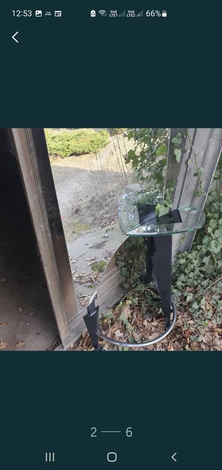 Konsola lustro fryzjerskie