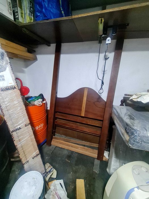 Cama madeira maciça