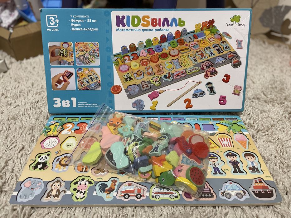 Деревʼяний сортер, логічна деревʼяна дошка Limo Toy