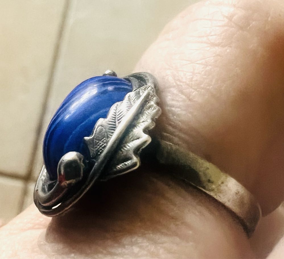 Jerzy Pytel. Srebro 925. Lapis lazuli. Prl