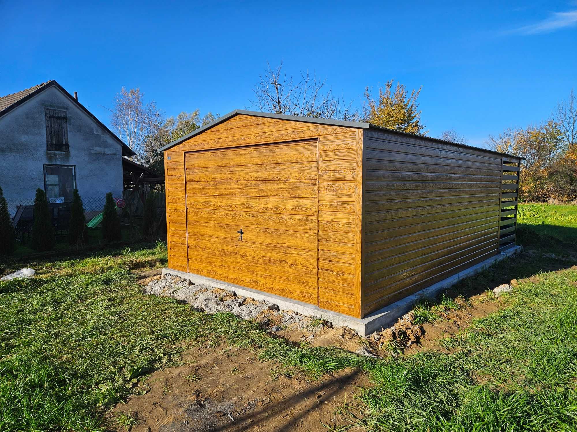 GARAŻ Drewnopodobny Hala Wiata Rolnicza Budka ogrodowa Magazyn Blaszak