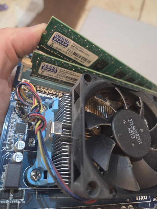 Gigabate GA- A55M DS2 + AMD A4 3400 series + 3GB + chlodzenie