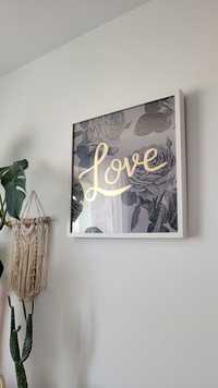 Plakat love miłość Ikea