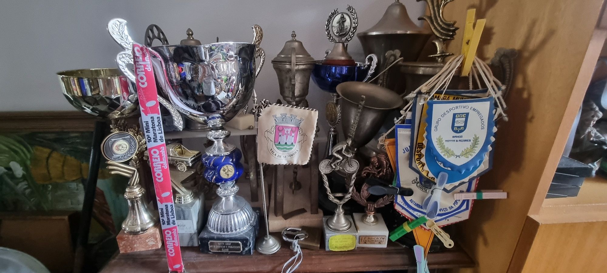 Troféus várias taças